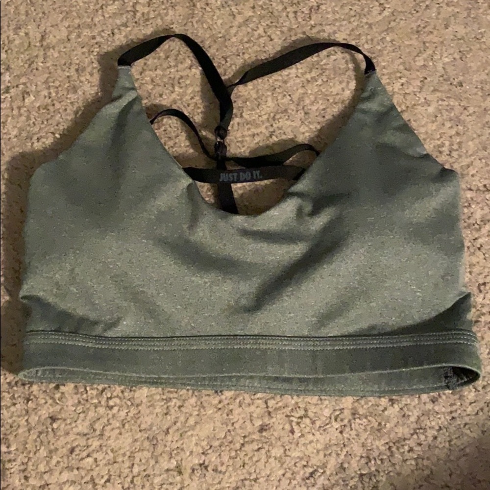 Grey Nike Sports Bra
